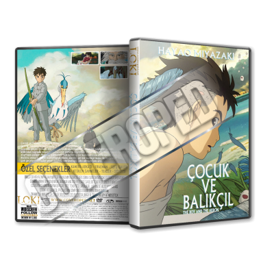 Çocuk ve Balıkçıl - The Boy and the Heron - 2023 Türkçe Dvd Cover Tasarımı